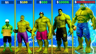 $1 HULK to $1,000,000,000 HULK in GTA 5!