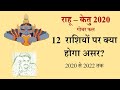 राहू वृषभ राशि गोचर 2020 | 12 राशियों का राशिफल | Rahu Ketu transit 2020 | Rahu Ketu Peyarchi