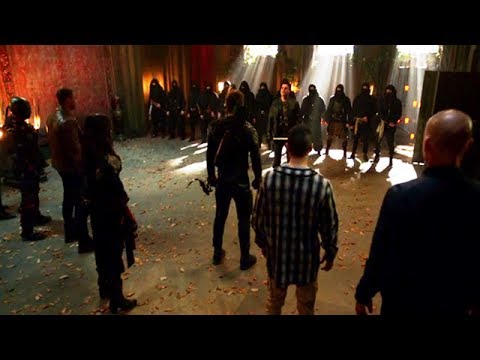 Arrow | Season 5 Finale | Team Oliver vs Team Prometheus Full Fight | The CW