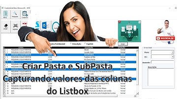 Listbox Formulario VBA Para Criar Pasta E SubPasta com item Marcado