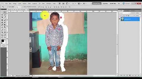how to change background in photoshop cs5 !! hindi tutorial