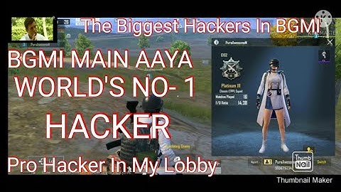 BGMI Hackers BGMI game play with hackers full rush game play with hackers pubg game with hackers 🤔🤫😝