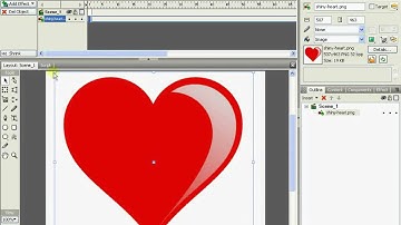 heart break effect in swish max.swf