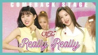 [Comeback Stage] Cherry Bullet - Really Really , 체리블렛 - 네가 참 좋아  Show Music core 20190525 chords