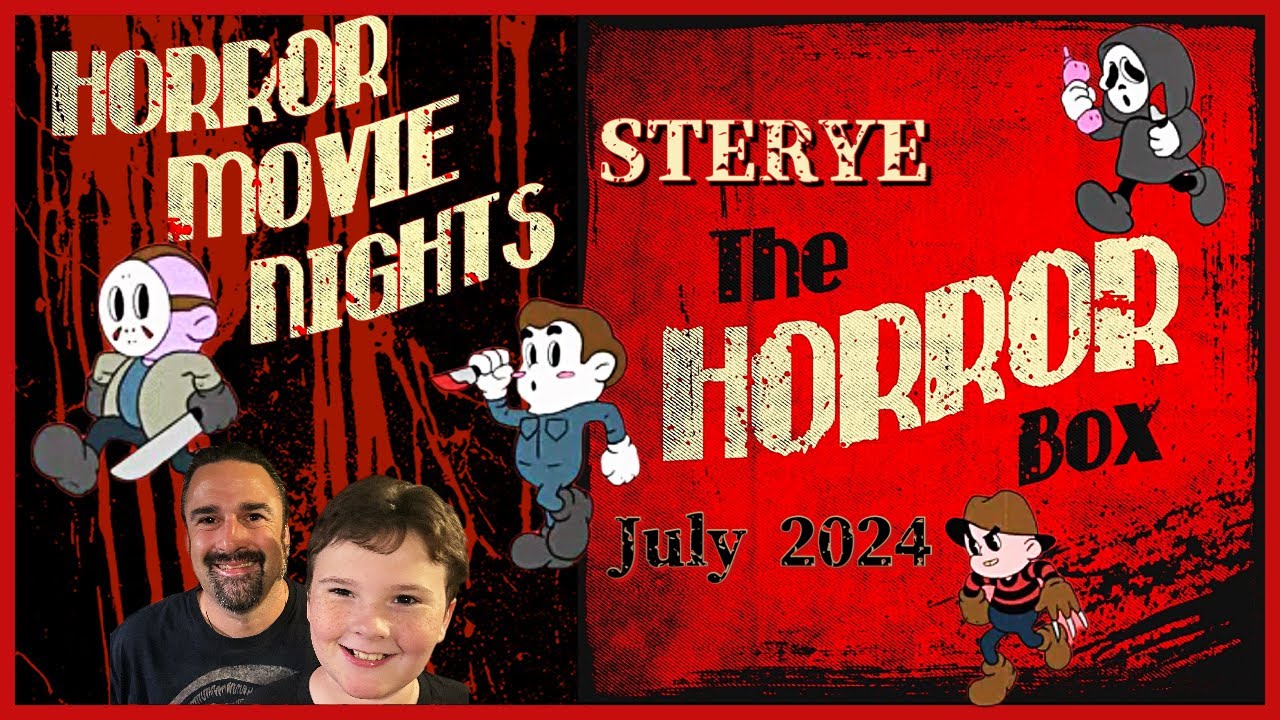 Opening The New Sterye Horror Mystery Box July 2024! Horror Movie Night Unboxing!
