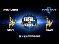 GSL vs the World - Round of 16, Match 3: Cyan (P) vs Stats (P)