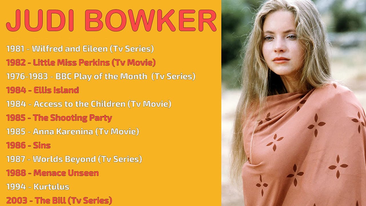 Bowker pictures judi Actresses that