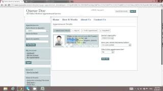 How to make appointments with Queue Doc
