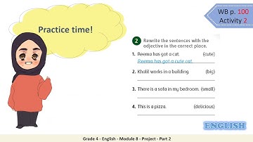 Grade 4 – English  – Module 8 – Project – Part 2