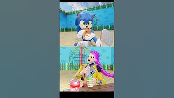 Sonic got caught by Rumi part 1, part 2 😂 #sonic #rumi #animation #funny