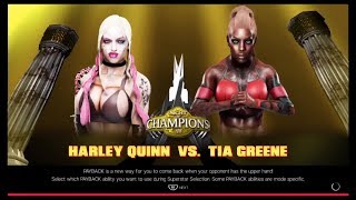 Harley Quinn vs. Tia Greene (WWE 2k19) - Girl Fighting 😍