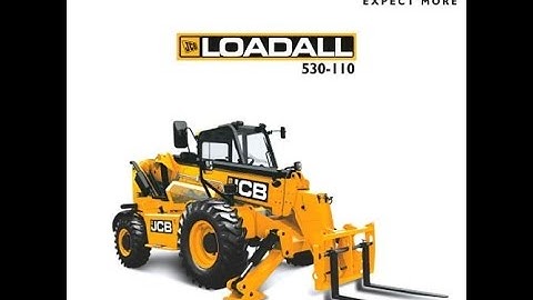 NEW JCB TELEHANDLER WITH SIDE ENGINE | JCB 530-110 #Shorts