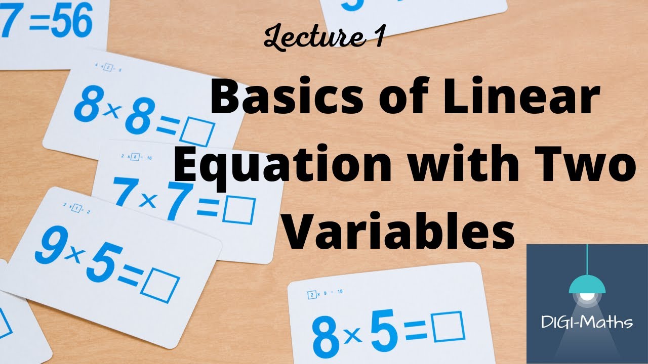 Basics of linear equation YouTube