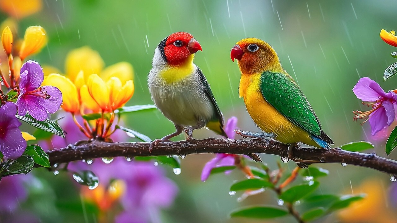 🎼 Soothing Piano and Bird Sounds - Relax and Unwind with Calming Nature and Music 🌿🌟🕊️