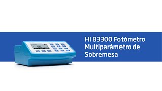 HI 83300 Fotómetro Multiparámetro con Medición de pH