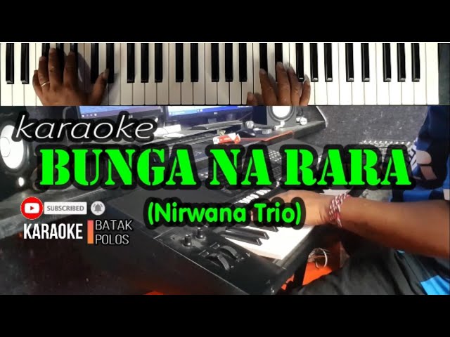 Karaoke||BUNGA NA RARA||(Nirwana Trio)Suara PRIA||Live Keyboard Cipt: Ir.Richard Sianturi class=