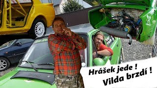 Tuning Hráška - Vilda brzdí - Vilda vlog_23 :) BEZ KOMPRESE (: Škoda rally