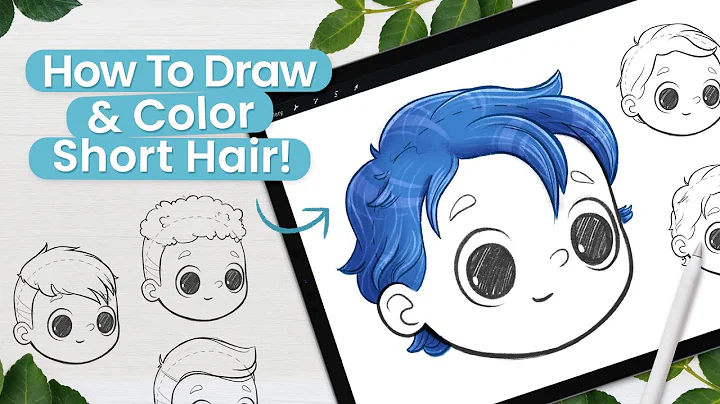 How To Draw Short Hair   6 Styles & Coloring Demo
