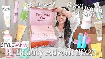 Unboxing the ICONIC K-Beauty Advent Calendar 🎄 Stylevana 2025 | Worth the Hype?