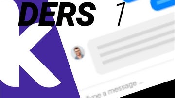 KODULAR İO  CHAT (SOHBET) UGULAMASI YAPIMI KOLAY ÖGRETİM DERS #1