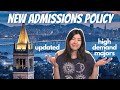 NEW UC BERKELEY FRESHMEN ADMISSIONS POLICY: College of Letters &amp; Science High Demand Majors [update]