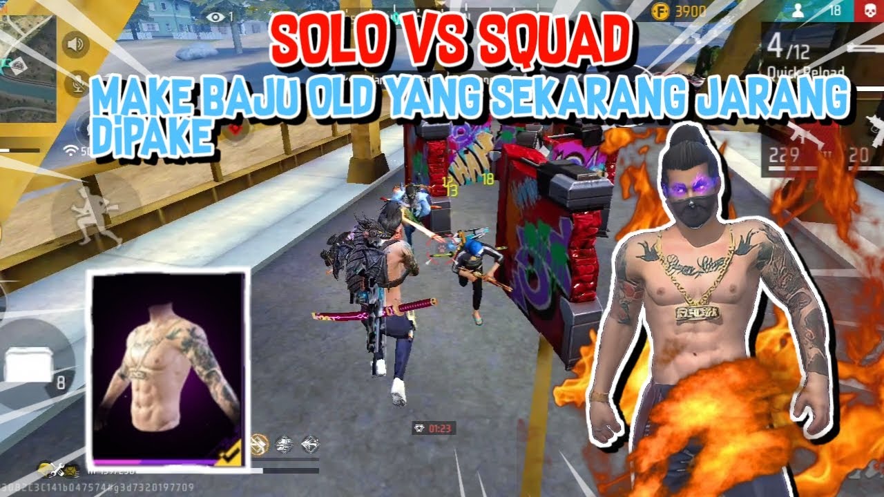 SOLO VS SQUAD | MAKE BAJU OLD YANG SEKARANG JARANG DIPAKE !? | AUTO ...
