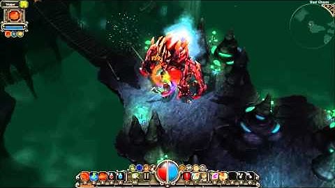Torchlight - defeating the Ember Colossus