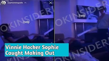 Vinnie Hacker  & Sophie Telegadis Caught Hanging Out & Spending Night !!