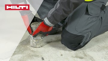 HOW TO remove a core bit stuck deeply - Hilti X-CM Diamond Core Bit [Gen. 2]