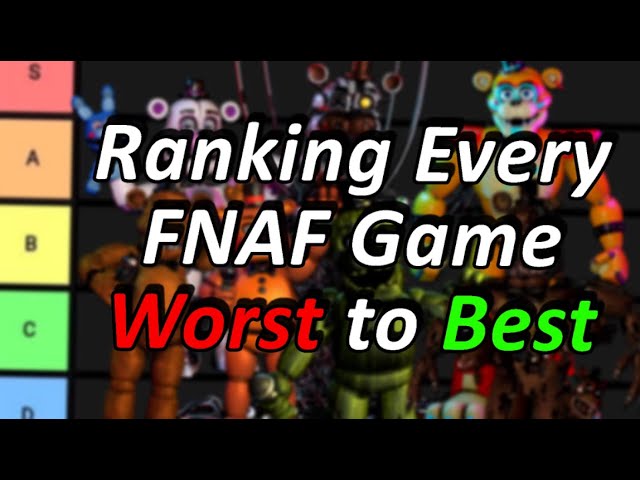 Ranking UCN Characters by Difficulty - Tier List (FNAF) 