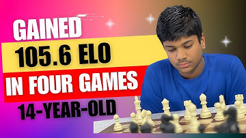 He gained 105.6 ELO in just four games | 14-year-old Mukund Hemant Agarwal | 1st Bangalore Open