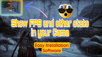 How to Show FPS,GPU,CPU Usage in Game Display | Easy Installation & Settings 🤯
