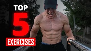 TOP 5 Beginner Exercises For Extreme Muscle Growth (Bodyweight ONLY!)!