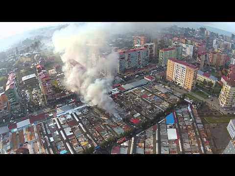 ხანძარი ხოფას ბაზრის ტერიტორიაზე 2