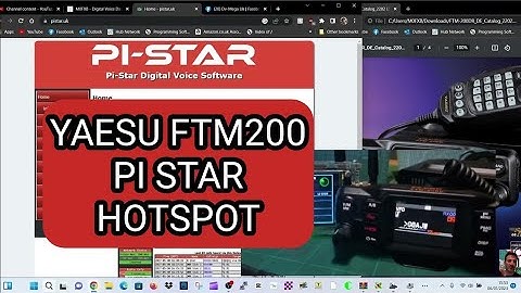 YAESU FTM200 - HOTSPOT PI-STAR SYSTEM