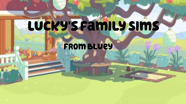 Lucky's Family from Bluey in Sims 4