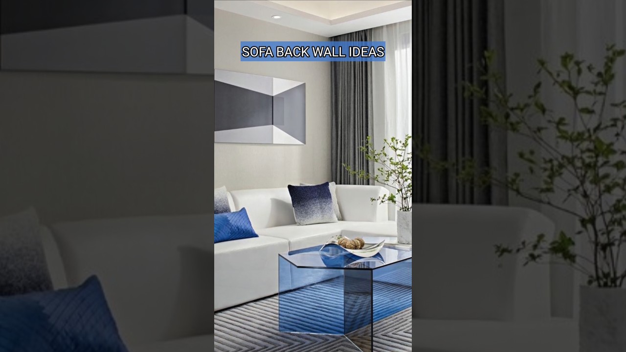 Tips for design your sofa back wall🛋 🏠✨️Home interior design 
