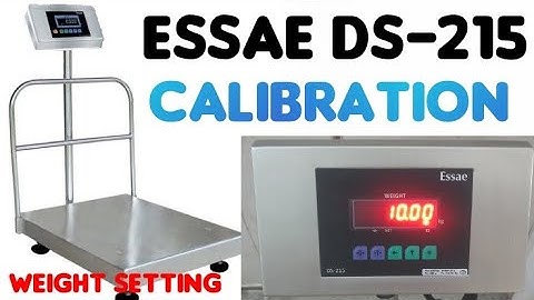 essae ds-215 weighing scale calibration ! essae weighing scale settings