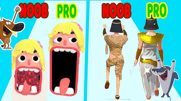 Perfect Level #71 NOOB VS PRO VS HACKER in DNA Evolution 3D, Pancake Run - android ios Zig vs Skarko