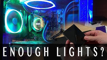 Installing the NZXT AER RGB Fans and LED Strips in the S340 Elite case.