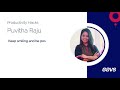 Productivity Hacks - Puvitha Raju
