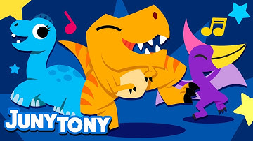 Dinosaurus Menari | 🦖 Mari Menari Bersama Dino! | Lagu Dinosaurus | JunyTony Bahasa Indonesia