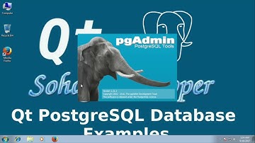 qt database examples 2  install postgresql on windows