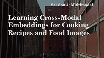 Amaia Salvador (UPC-IDEAI), "Inverse cooking: Recipe generation from food images" @ DLBCN 2018