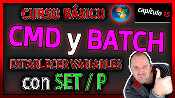 Curso CMD y Batch⭐ Cap 15 - Establecer Variables con SET /P ⭐ 2025