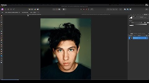 Affinity Photo tutorials -Textured Portraits