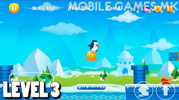 Penguin Run Level 3 Android Gameplay FHD