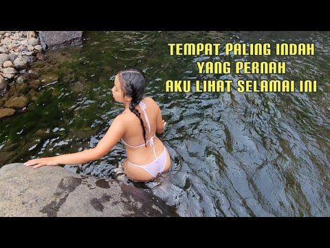 Jelajah alam ! Berenang dan menikmati sejuknya air sungai pegunungan