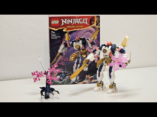 Review!LEGO Ninjago 71807 Sora's Elemental Tech Mech - YouTube