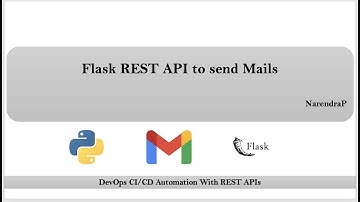 Python Flask REST API to send mails | DevOps CICD Automation with REST APIs | by NarendraP